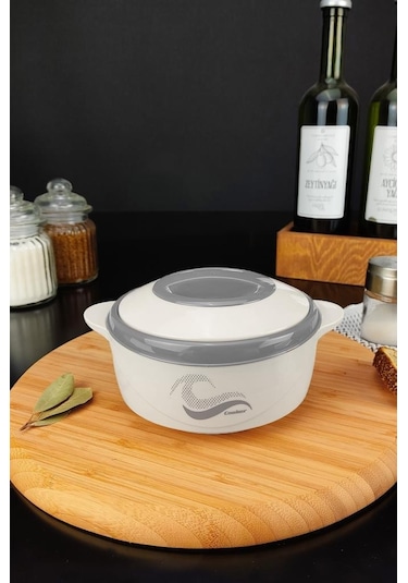 Digithome Ckr3148 Paslanmaz Çelik Hazneli Yemek Termosu 500 ML Beyaz