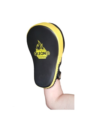 Leon Master Profesyonel Kick-boks Ve Muay Thai El Lapası Sarı Siy
