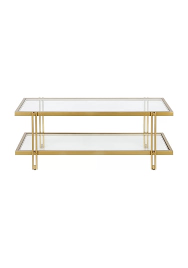 Dolores Gold Metal Orta Sehpa 120 60