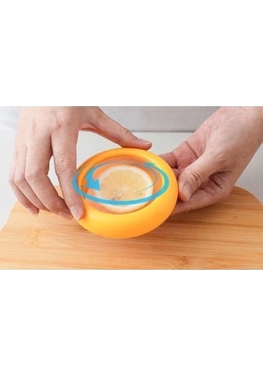 Limon Şeklinde Esnek Yiyecek Saklama Kutusu Çok Renkli