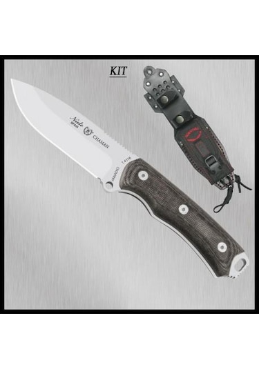 Nieto 140-Mk Chaman Mikarta Kit Kamp Bıçak Kahverengi