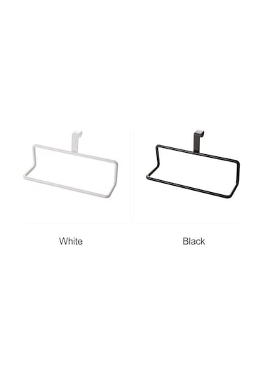 Skycity Beyaz Demir Mutfak Dolap Kapaklı Havlu Asıcı - Pratik, Sabit Kurulum, Küçük Mekanlar İçin Çok Amaçlı Diğer