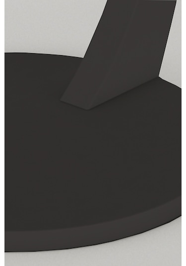 İntergo Tekerlekli C Yan Sehpa Antrasit Gri