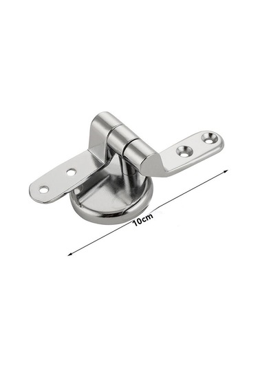 Klozet Kapağı Menteşe Bağlantı Parçaları Cıvata Ve Somunlarla Yedek Klozet Kapağı Menteşesi 1 Çift Krom