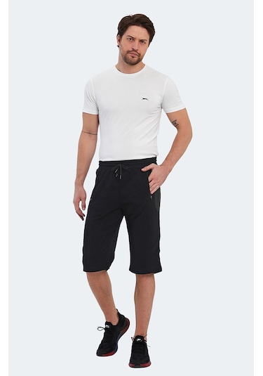 Slazenger NEACEL Erkek Cepli Kapri Siyah Şort