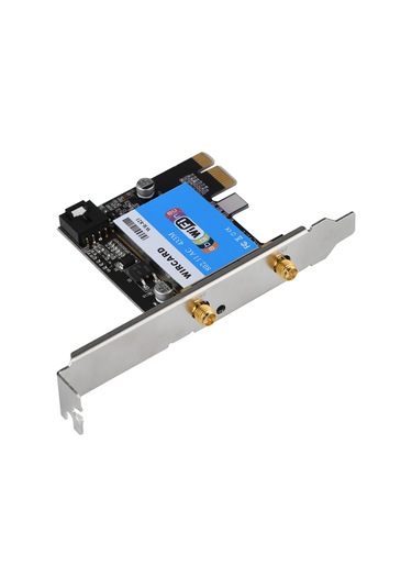 Fosenze Rtl8821 Çift Bant Pcıe Kablosuz Kart: 433mbps Hız, Bluetooth 4.0, Win7/8/10 Uyumlu, Plug & Play Masaüstü, Reklam Makinesi