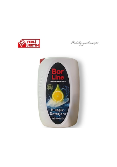 Borline Sıvı Bulaşık Deterjanı Limon 4000 Ml
