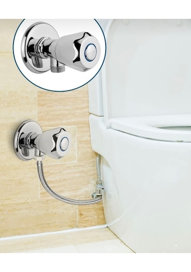 İsaoğlu Yapı Taharet Musluğu Büyük Kafa Ara Musluk Klozet Musluğu Pirinç Malzeme Ara Musluk Diğer