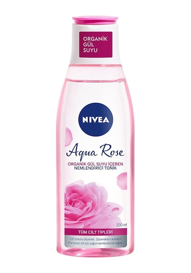 Nıvea Aqua Rose Organik Gül Suyu İçeren Nemlendirici Tonik 200 ML