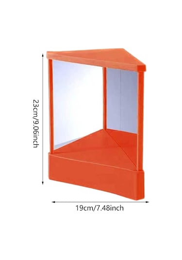 Suntek Geri Dönmeyen Ayna Kozmetik Aynası Yüz L-Turuncu