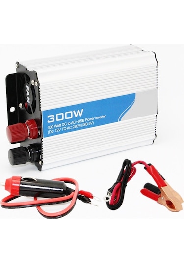 Space İnverter Dönüştürücü Usb'Li 12-220V 300 Watt- Icca89