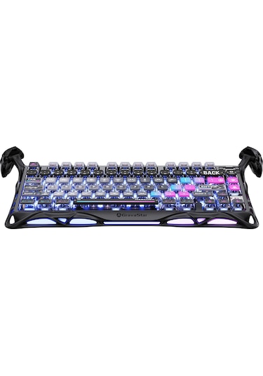 Gravastar Mercury K1 Pro Rgb Kablosuz Mekanik Gaming Klavye, Alüminyum Çerçeveli, İngilizce Q, Galax