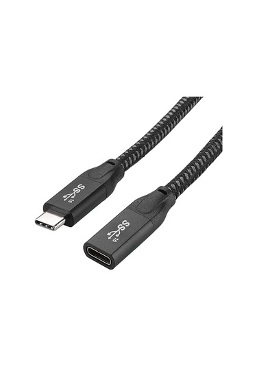 Geeroyoo Usb-c 3.1 Gen2 20gbps Hızlı Şarj Ve 4k Video Uzatma Kablosu 0.3m