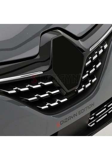 S-Dizayn Renault Clio 5 Krom Ön Alt Panjur 6 Prç. 2019 ve Üzeri