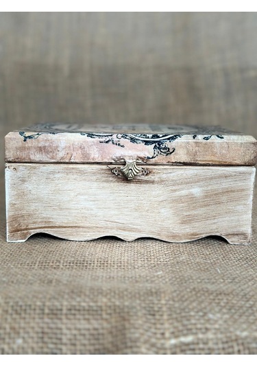 Dekoratif Vintage Saklama Kutusu, Ahşap Mücevher Kutusu, Ev Dekoru