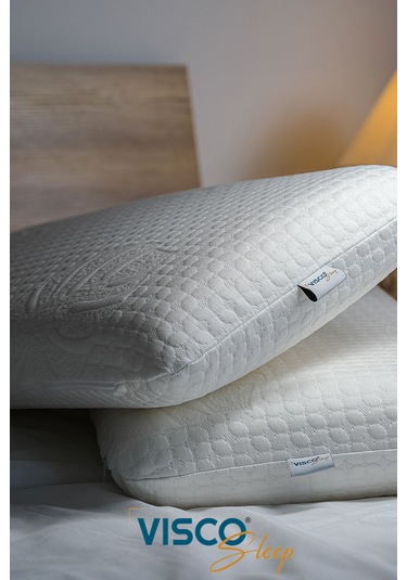 Visco Yastık Norma Uzun Klasik Viskon Kılıf Ergonomik 80x40x12 Cm
