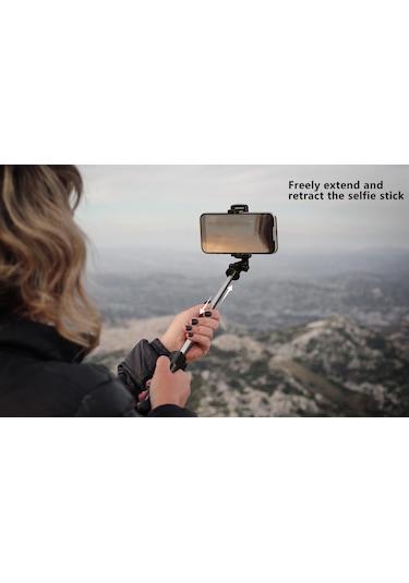 Ven-dens Vd-ss04 Premium Bluetooth Selfie Tripod Ve Uzaktan Kumanda