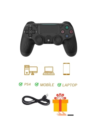 Ps 4 Joystick Tablet Telefon Pc Uyumlu Titreşimli Oyun Kolu