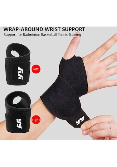 Tek Boyut-ganglion Kist Artriti İçin Bileklik Bileklik Artrit Karpal Tünel Artrit Eldiveni Nefes Alabilir Spor Bilek Desteği Sol Sağ Unisex-sol El Çok Renkli