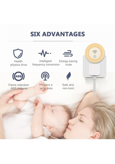 Fortunelane Avusturya Evcil Hayvan Kovucu Led Gece Lambası - Ev, Otel Uygun Sıçan, Mus, Hamam Böceği Vb. Kovucu - Avrupa Standart