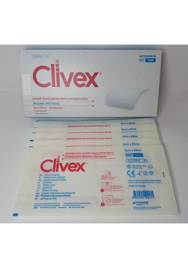 Hazır Pansuman Örtü Nonwoven 9cmx20cm 25 Adet C620