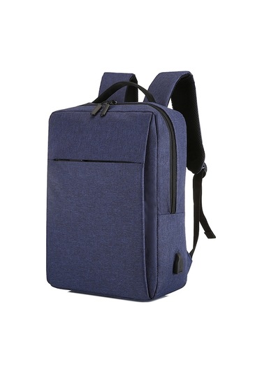 Yifomall Usb Şarjlı Xiaomi Dizüstü Çantası - 15 İnç Laptop Sırt Çantası, Büyük Kapasiteli Seyahat Çantası Koyu Mavi Koyu Mavi