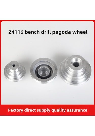 Geeksen Alüminyum Kayış Çarkı, Z4113-z4116 Tezgah Matkapı İçin Metal Vites Tekerlegi, 14 Delikli Motor Tekerlegi, Dayanıklı Endüstriyel Parça