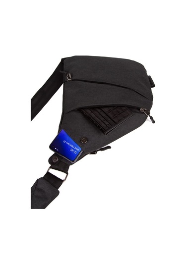 NEWİSH POLO HEYBE POSTACI ÇANTASI-BODY BAG Siyah