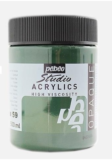 Pebeo Studio Yüksek Viskoziteli Akrilik Boya 500 Ml Sap Green 59 Diğer Renkler