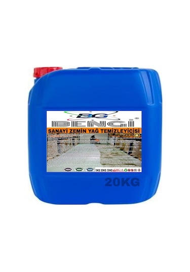 Sanayi Zemin Yağ Temizleyici 20kg Tekli