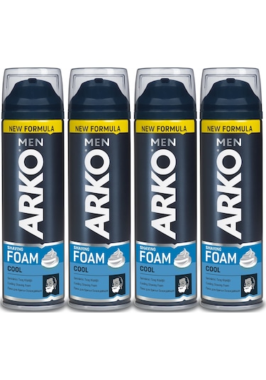 Arko Men Cool Tıraş Köpüğü 4 x 200 ML