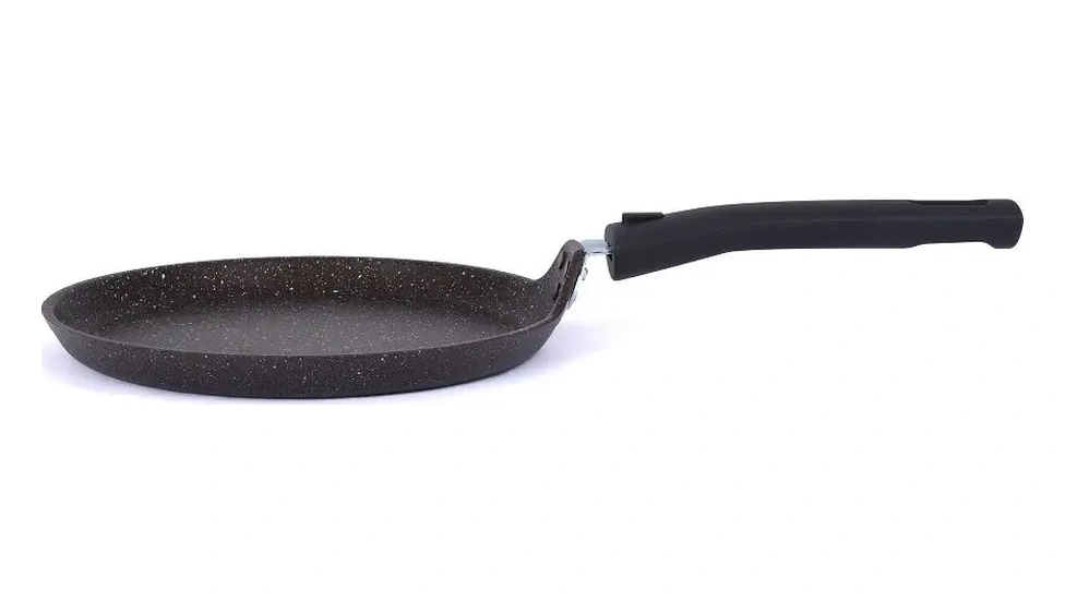 Kukmara 22 Cm Çıkarılabilir Saplı Yapışmaz Krep Tavası 13741814 Kahve