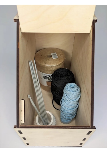 Woodiks Köşe Ekmek Kutusu Ahşap Kapaklı 328083650 Bej Açık