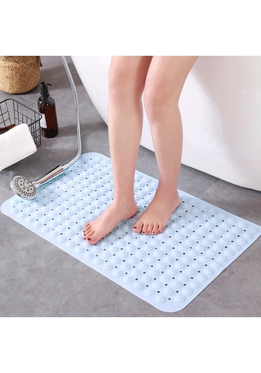 Geeksen Banyo Kaymaz Mat Pvc Masaj Matı Küvet Küvet Tahliye Delikleri Vakumlu Vakumlu Mat Diğer