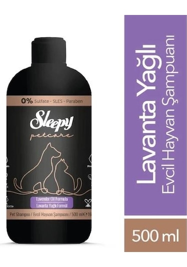 Sleepy Petcare Evcil Hayvan Şampuanı 500 ML + Islak Bakım Havlusu 3 x 60'lı