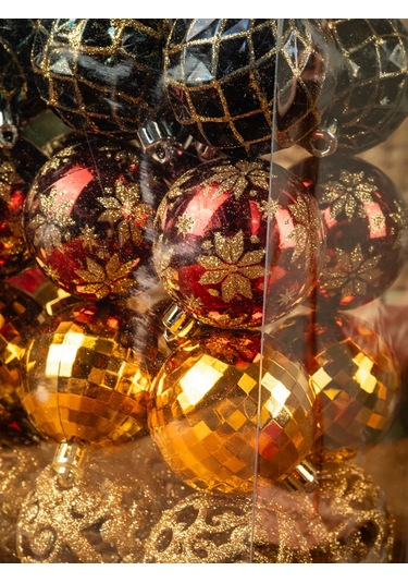Kaemingk 24 Adet 60mm Yeni Yıl Noel Topu Seti 297815275 Arkadaş