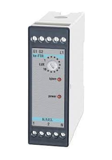 Kael Ke-ftr ,220vac 5-sn Ray/dın Kontak-1a Fotosel Röle