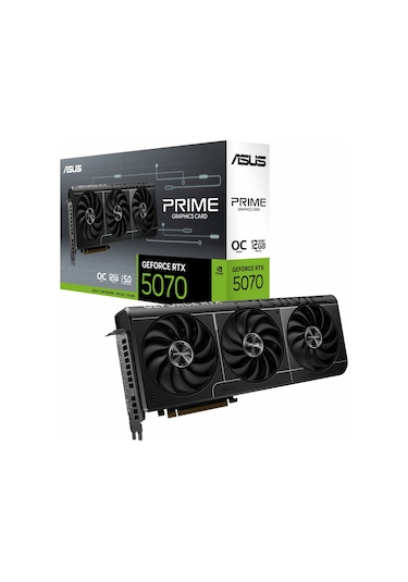 Asus Prime GeForce RTX 5070 OC 12 GB GDDR77 192 Bit DLSS 4 Ekran Kartı