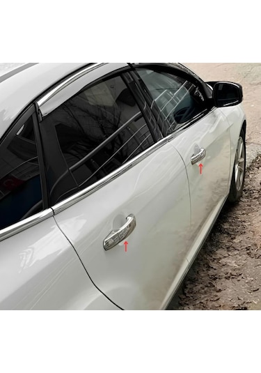 Ebal Otomotiv Ford Focus 2 HB/SEDAN Krom 4 Kapı Kolu 2005-2011 P. Çelik