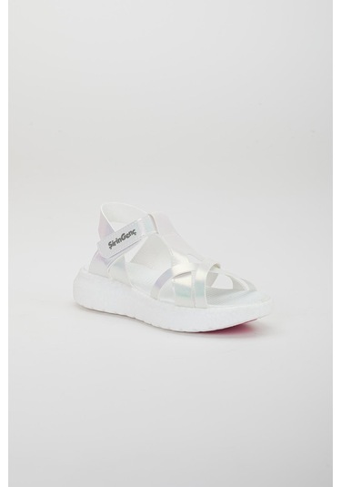 Şirinbebe Şiringenç Yüz Direkli Çapraz Bantlı Ortopedik Sedef Kız Bebek Kız Çocuk Sandalet-3092-sedef Sedef