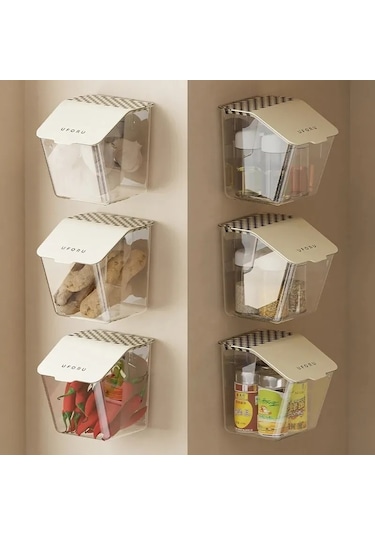 Ambition 4 Adet Zencefil Ve Sarımsak Taze Tutma Konteyner