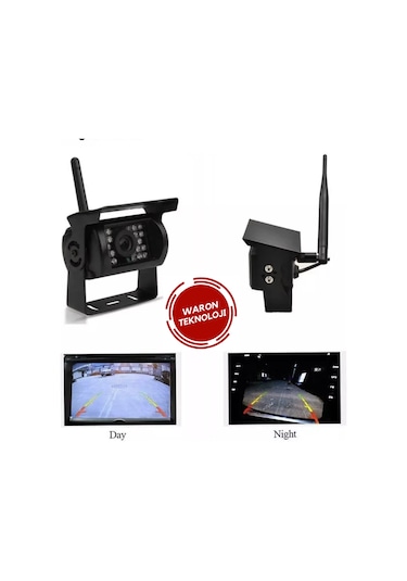 Kablosuz 7 İnç Monitör ve 18 Ledli Kablosuz Gece Görüş Kamerası