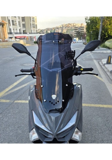 Motocam Volta Revolt Rsx4 Ön Cam 2022-2026 Model 65cm Siyah Renkli 4mm Orta Boylu