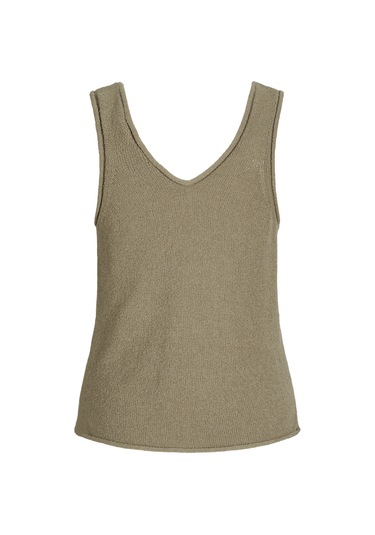 Jack & Jones Kadın Kalin Askili Triko Bluz - Amara - 12275494 Coriander