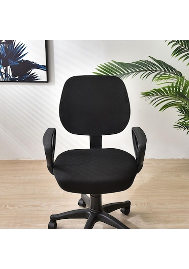 Suntek Ayrılmış Döndür Sandalye Koltuk Örtüsü Slipcover