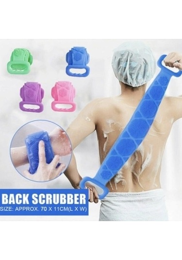 Silikon Çift Taraflı Banyo Kesesi Çok Renkli