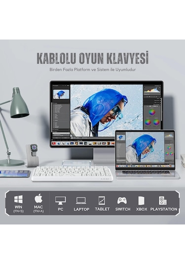 Ak680 Max Rapid Trigger Manyetik Switch Mekanik Kablolu Klavye Rgb 0.125 Ms Ultra Düşük Gecikme