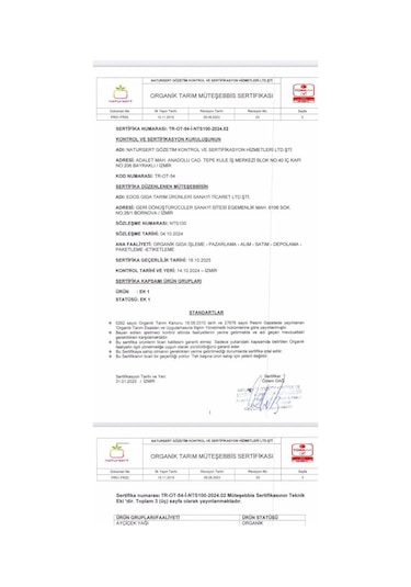 Edos Organik Bezelye Konserve 580 Gr