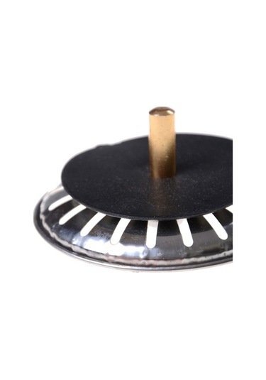 Bosphorusboutique02 Paslanmaz Çelik Banyo Süzgeci Kanal Kapağı Gri