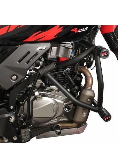 GP Kompozit  Hero X-Pulse 200 2022-2024 Uyumlu Motor Koruma Demiri Siyah